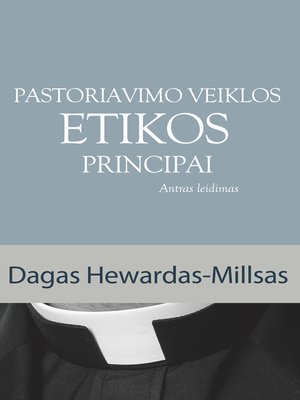 cover image of Pastoriavimo Veiklos Etikos Principai